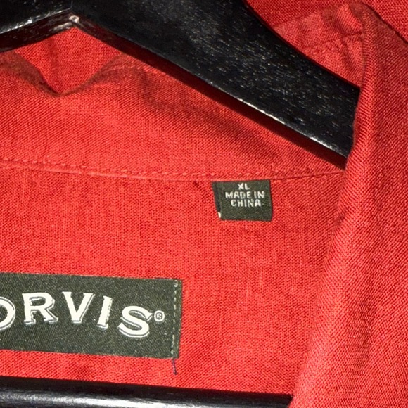 Orvis Hemp Blend Bowling Style Rust Mens XL Grandpacore - Picture 6 of 9